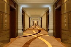 酒店走廊地毯装饰作用