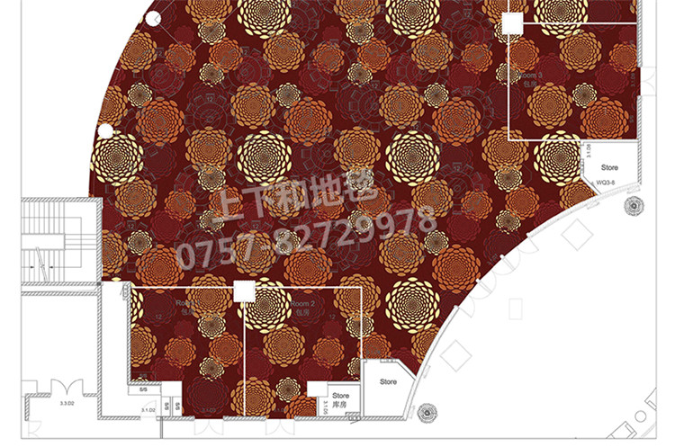 云来斯堡酒店地毯工程设计图4