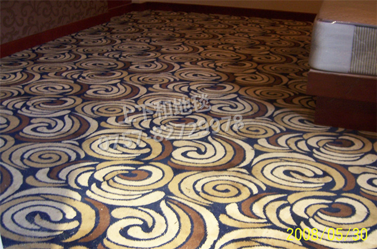 银湖桑拿酒店地毯工程 客房地毯3