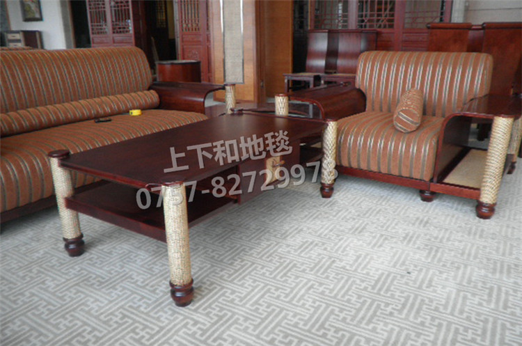桂城旺阁酒家酒店地毯工程 休息区