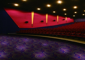 电影院满铺尼龙印花地毯