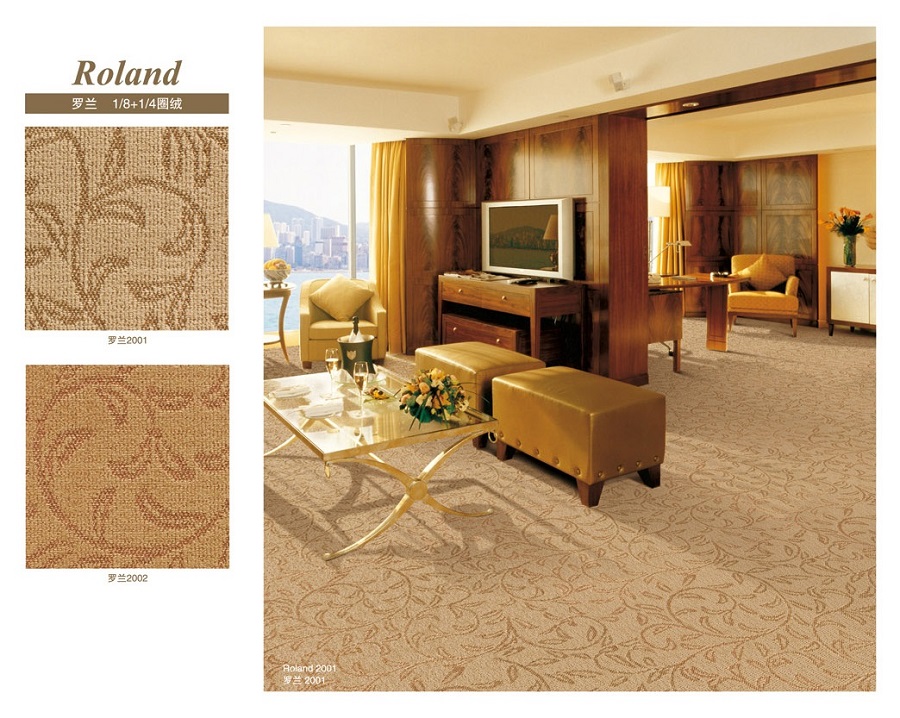罗兰系列 酒店客房丙纶簇绒地毯 产品详细