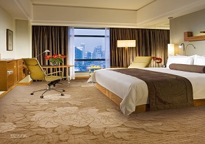 君兰之大牡丹系列 酒店客房丙纶簇绒地毯