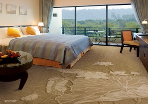 君兰之荷叶系列 酒店客房丙纶簇绒地毯