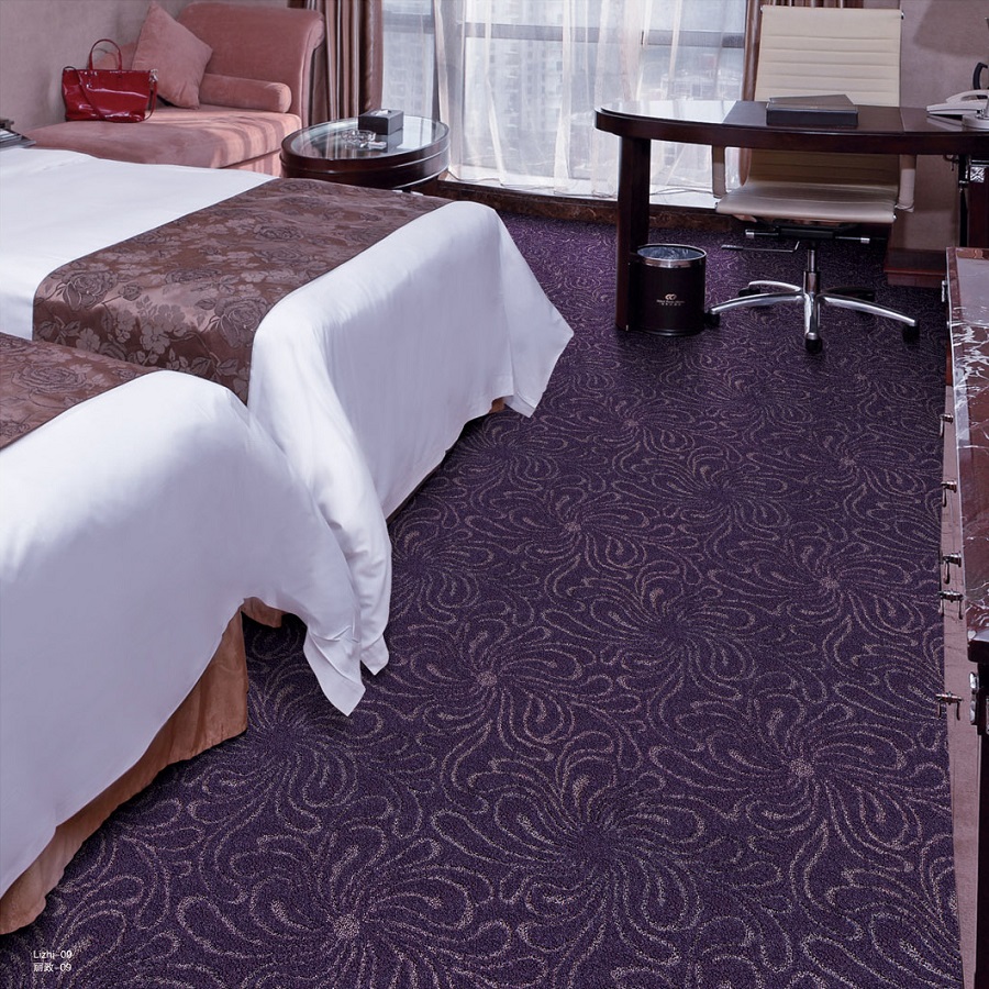 丽致系列三 酒店客房/健身房尼龙簇绒地毯 效果