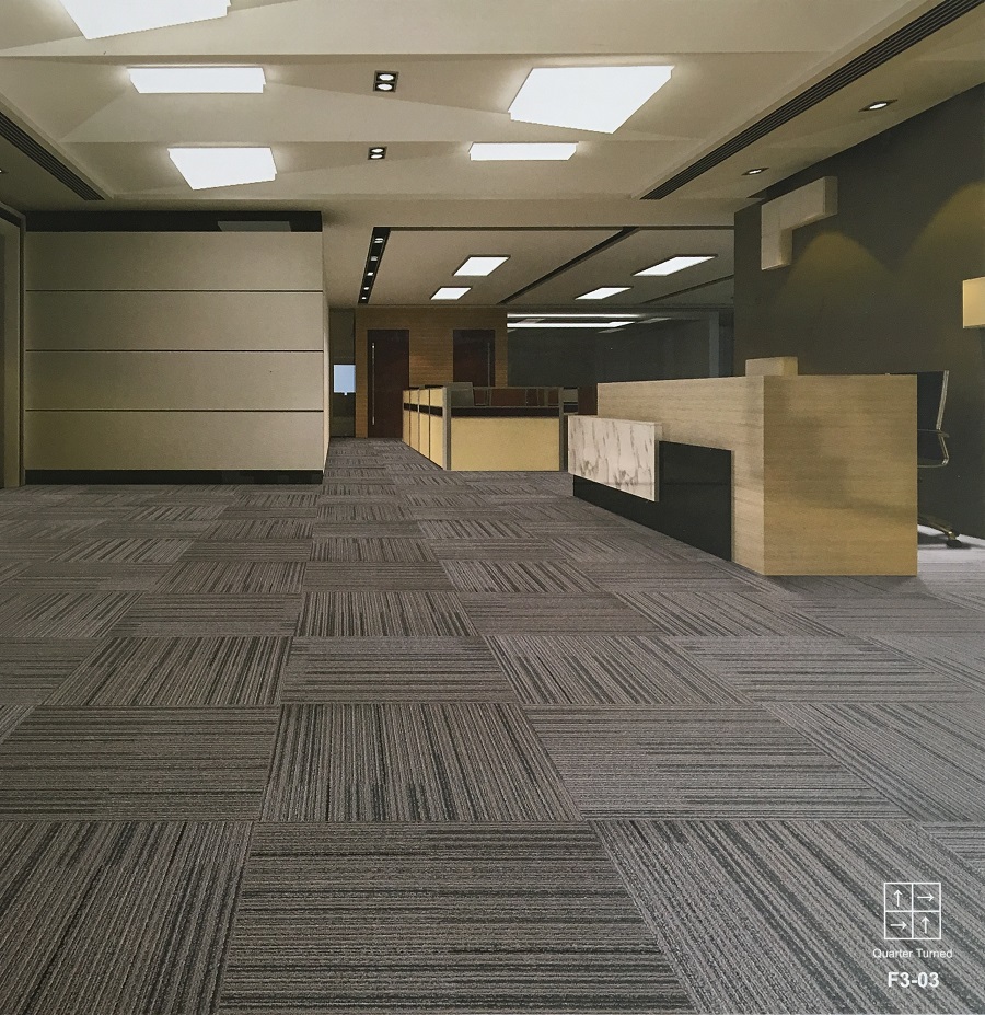 F3系列 办公室/走道尼龙方块地毯 办公室效果