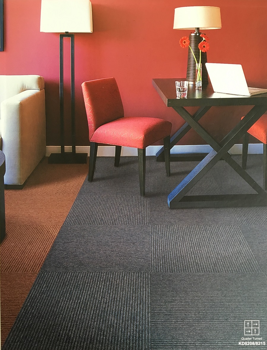 KD82系列 办公室尼龙方块地毯 办公室地毯效果