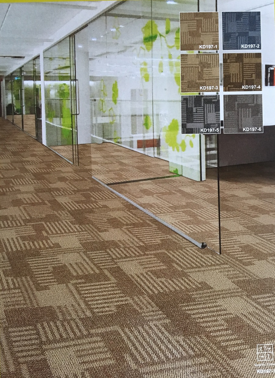 KD197系列 办公室丙纶方块地毯 办公室效果