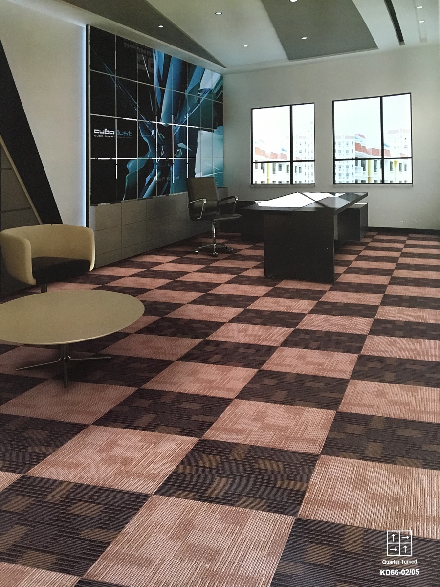 KDF29C&KD66系列 办公室丙纶方块地毯 效果二