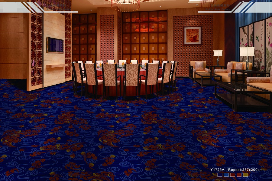 Y1725A系列 酒店地毯宴会厅尼龙印花地毯 效果