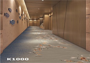 K1000 海马地毯 酒店走道尼龙印花地毯