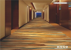 K959 海马地毯 酒店走道尼龙印花地毯
