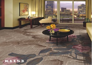 K1153 海马地毯 酒店客房尼龙印花地毯