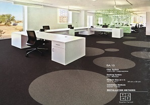 BA10 办公室地毯 丙纶方块地毯