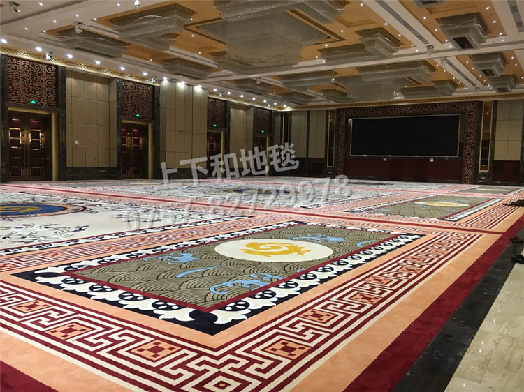 智慧新城宴会厅地毯工程3