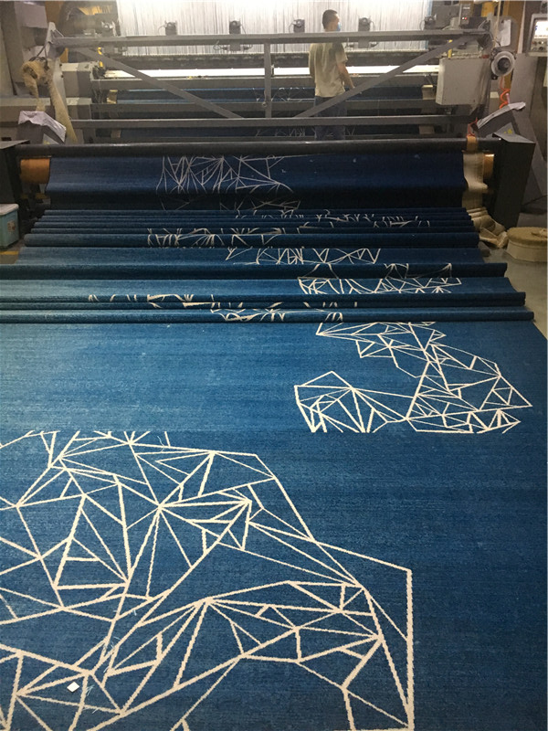 印花地毯生产